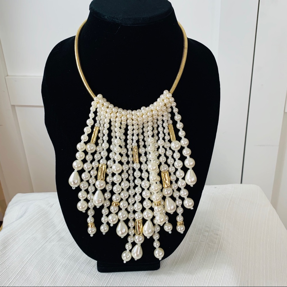 Chico”s Choker pearls